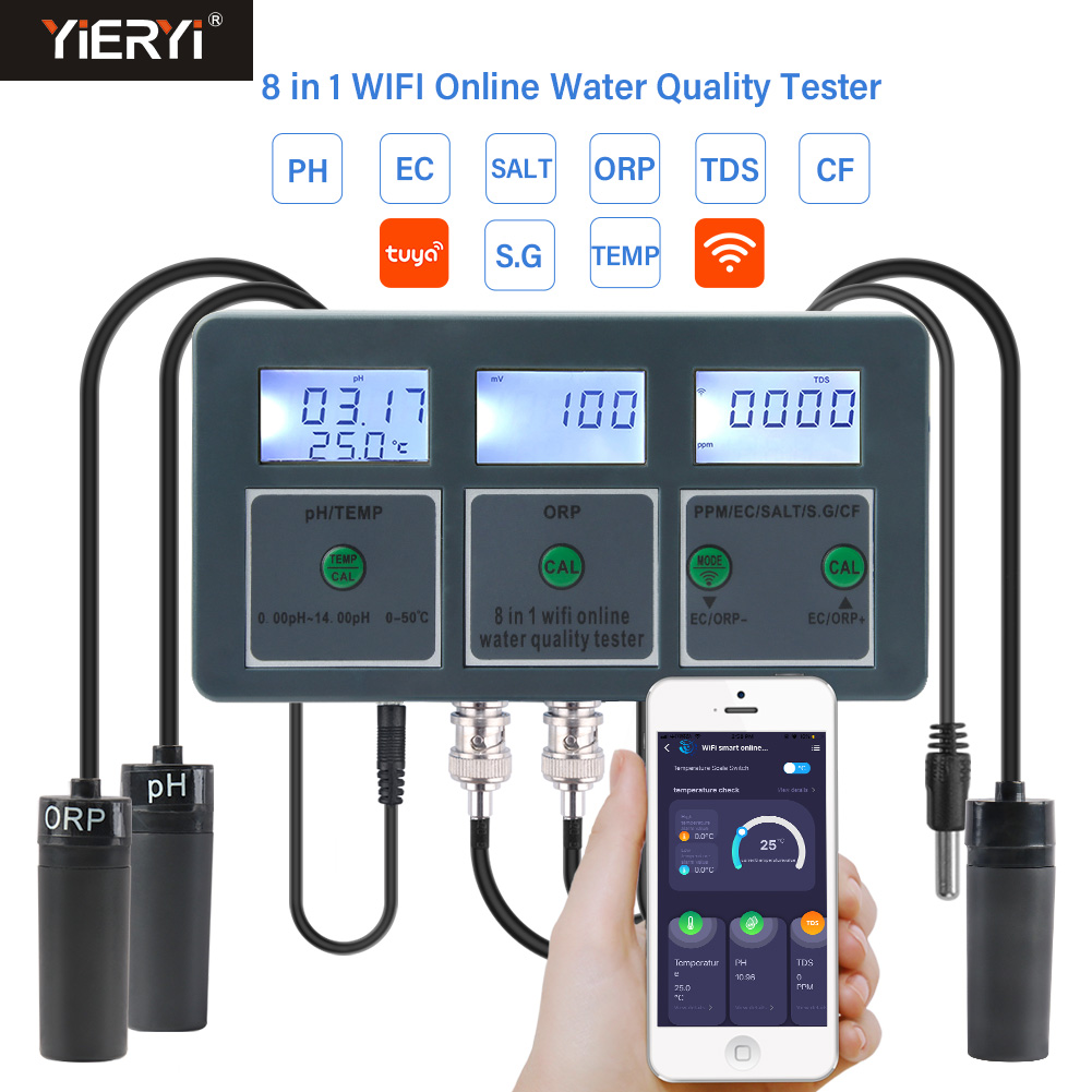WiFi Tuya Smart PH Meter Data  – Ph Meter Digital Water Tester recenzja i cena