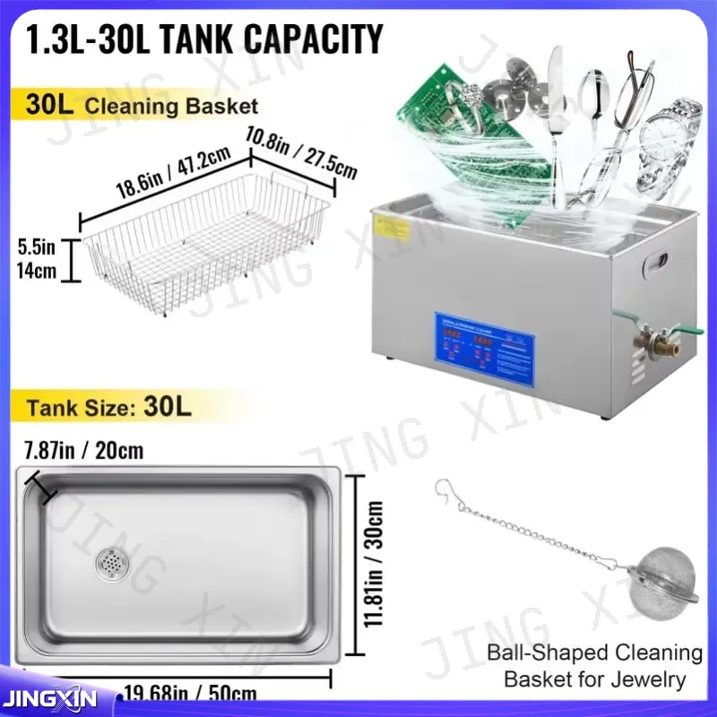 Maszyna do czyszczenia ultradź – Ultrasonic Cleaner 30L Industrial recenzja i cena